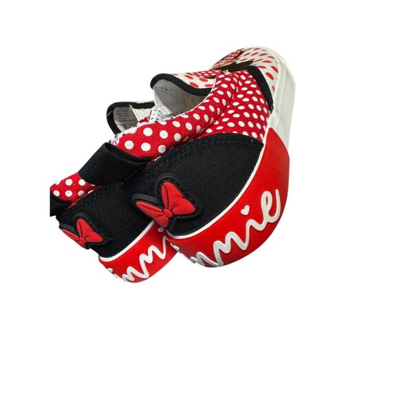 Disney Minnie Mouse Canvas Slip-On Shoes For Girl's Size 2 NWOT - Picture 8 of 11